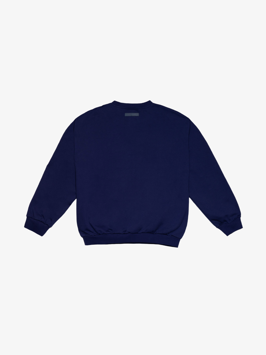 CREWNECK SWEAT SHIRT - NAVY