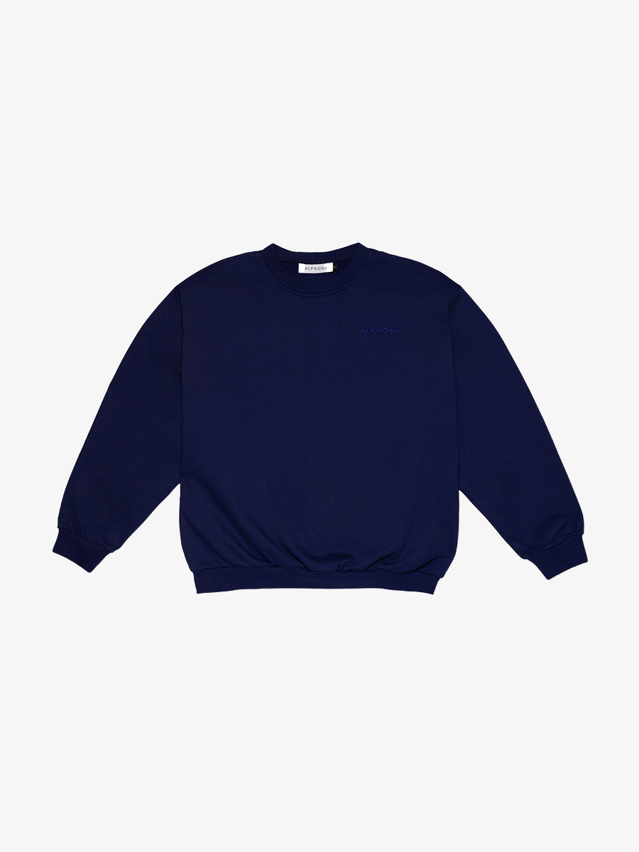 CREWNECK SWEAT SHIRT - NAVY