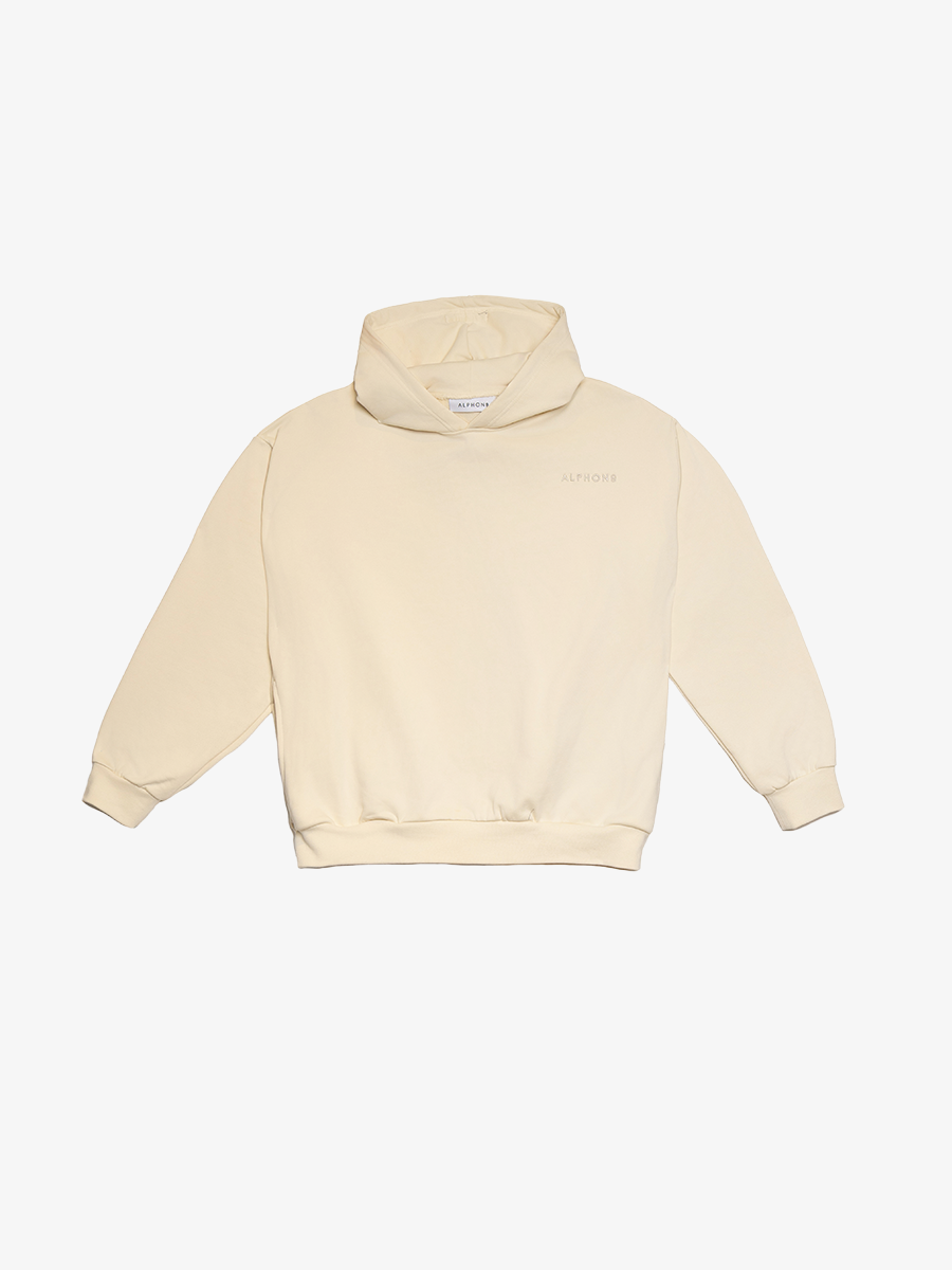ALPHONS HOODIE - CREAM