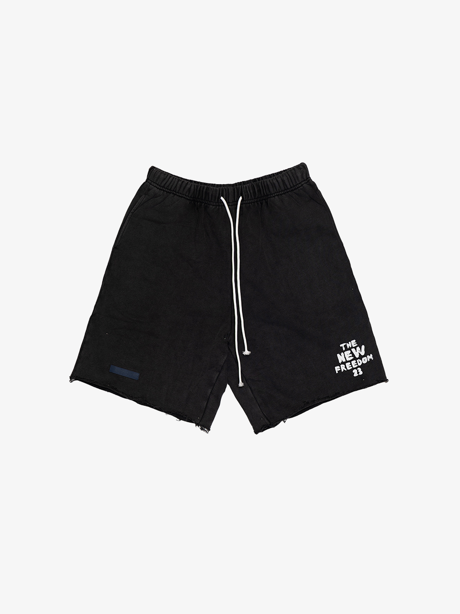 SWEAT SHORTS – THE NEW FREEDOM 23 EDITION - DARK GREY