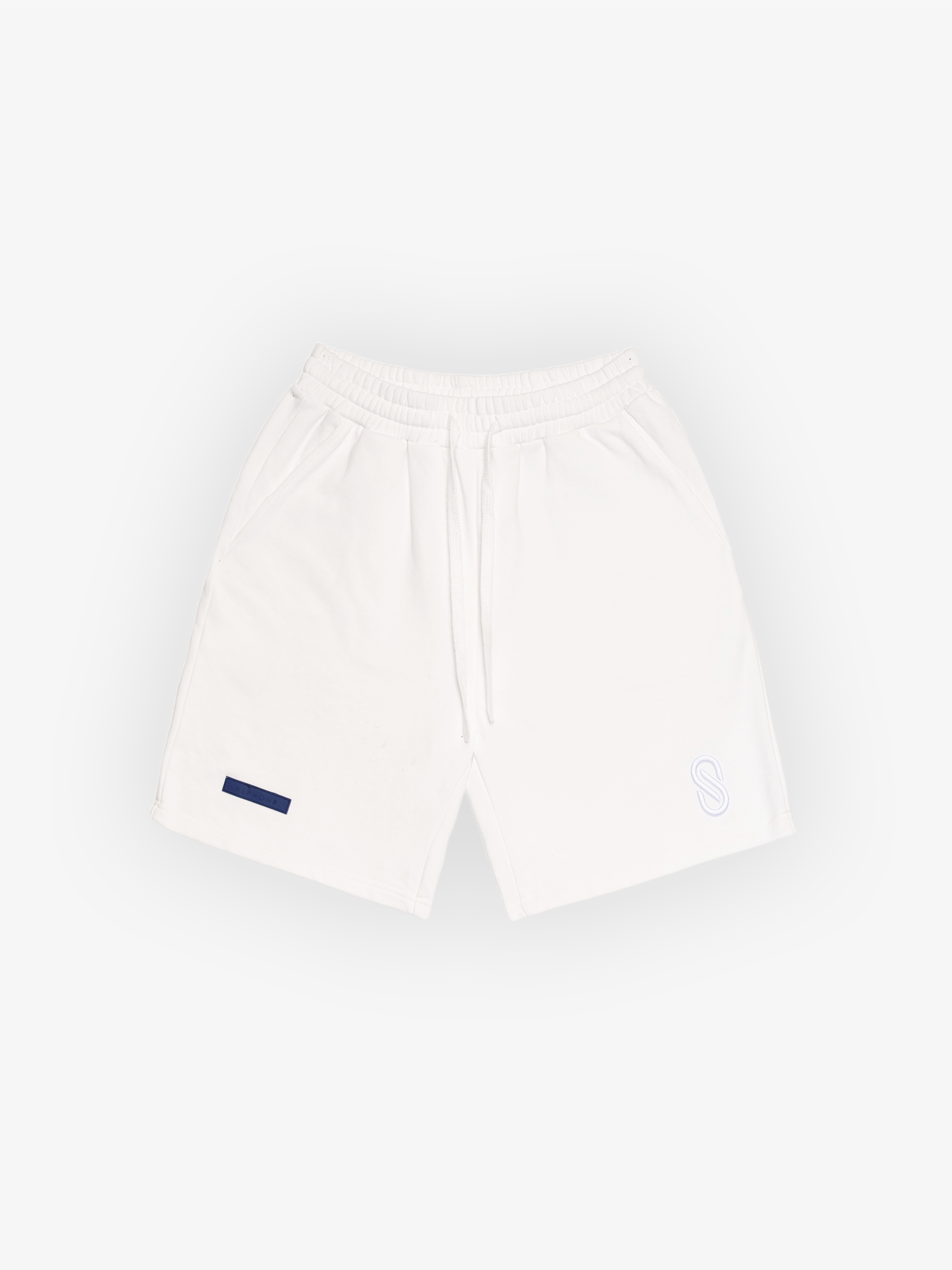 SWEAT SHORTS - WHITE